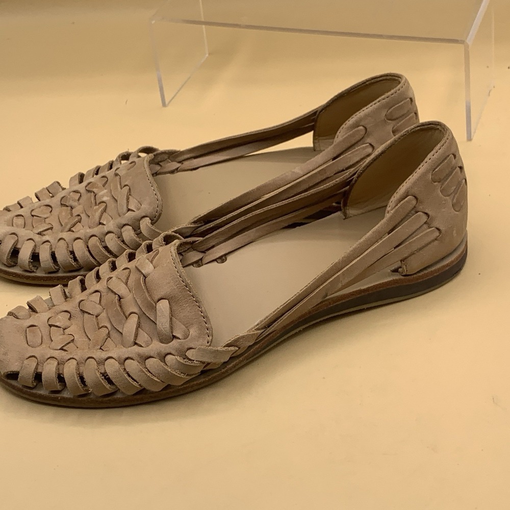 Nisolo Women's Huarache Sandal 2.0 Woven Leather Tan - Size 7.5